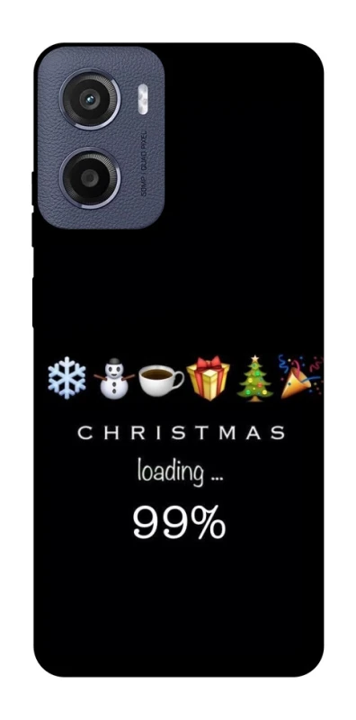 Чехол на Motorola Moto E15 Christmas Loading фото 1 из 1