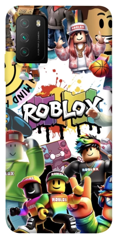Чохол на Xiaomi Poco M3 Roblox Characters Collage фото 1 з 1