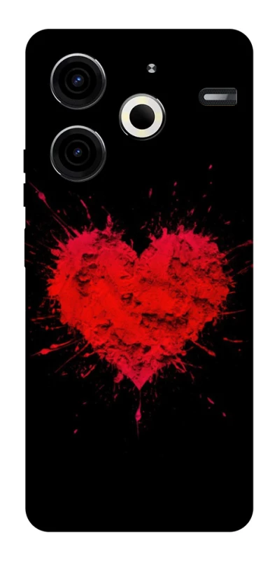 Чохол на TECNO Pova 6 Neo (LI6) Splash heart фото 1 з 1