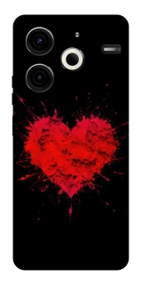 Чохол на TECNO Pova 6 Neo (LI6) Splash heart фото 1 з 1