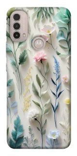 Чохол на Motorola Moto E40 Floral design ver.3 фото 1 з 1