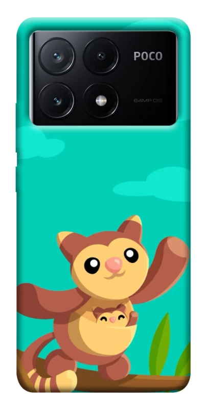 Чехол на Xiaomi Poco X6 Adopt Me Sugar Glider Mom фото 1 из 1