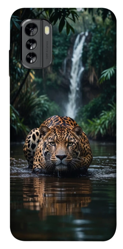 Чехол на Nokia G60 Leopard in water фото 1 из 1
