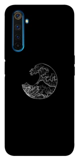 Чохол на Realme 6 Pro Black tsunami фото 1 з 1