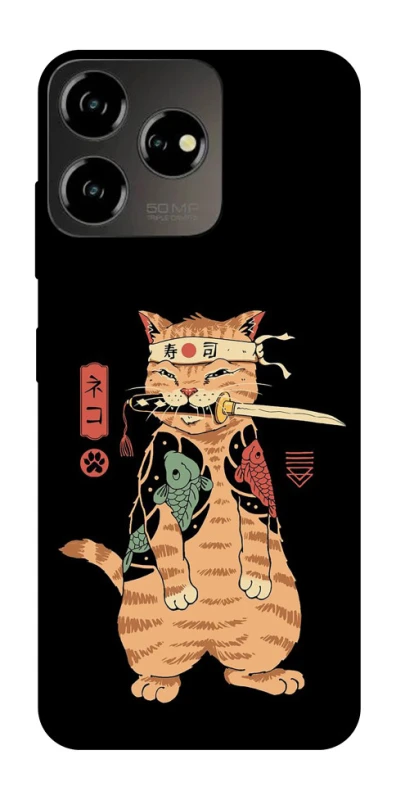 Чохол на ZTE Blade V50 Design 4G Кіт-самурай фото 1 з 1