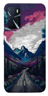 Чехол на Oppo A16s / A16 Нарисованные горы фото 1 из 1