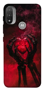 Чохол на Motorola Moto E20 Heart in the hands of a skeleton фото 1 з 1