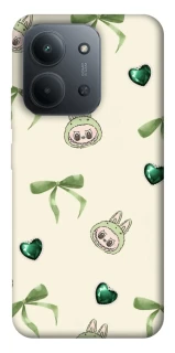 Чехол на Xiaomi Redmi 15C (Global) Labubu Green Heart фото 1 из 1