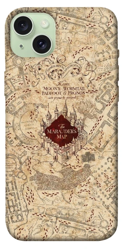 Чехол на Apple iPhone 15 Plus (6.7") Harry Potter Marauder's Map фото 1 из 1