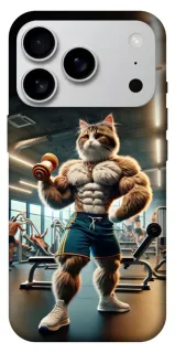 Чехол на Apple iPhone 18 Pro Max Качок кот фото 1 из 2