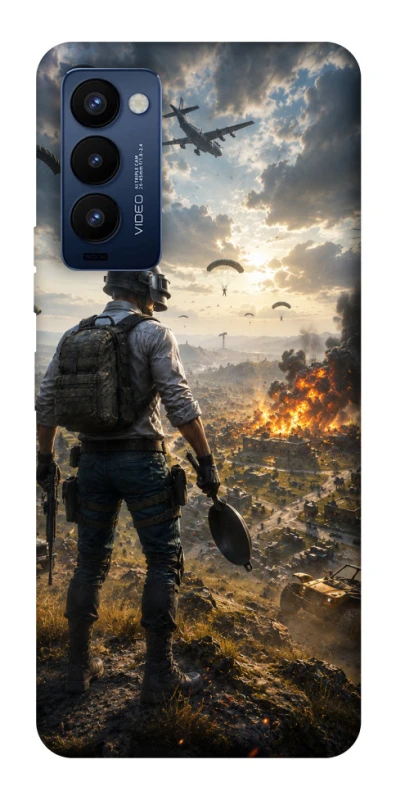 Чехол на TECNO Camon 18 Pro PUBG ver.2 фото 1 из 1