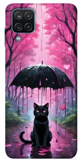 Чехол на Samsung Galaxy M12 Black cat фото 1 из 1