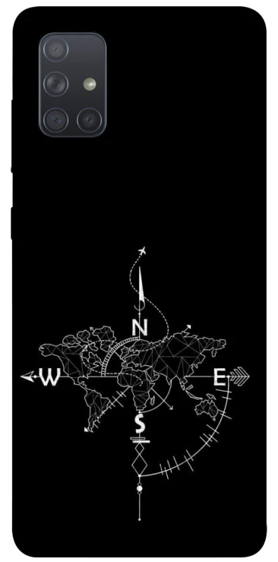 Чохол на Samsung Galaxy A71 Travel Map фото 1 з 1