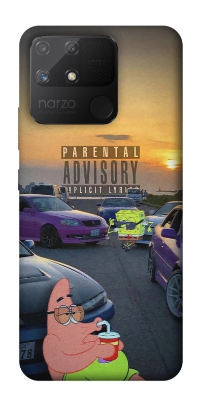 Чохол на Realme Narzo 50A Патрік на перегонах фото 1 з 1