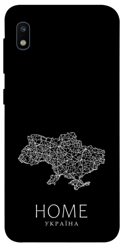 Чохол на Samsung Galaxy A10 (A105F) Ukraine black map фото 1 з 1