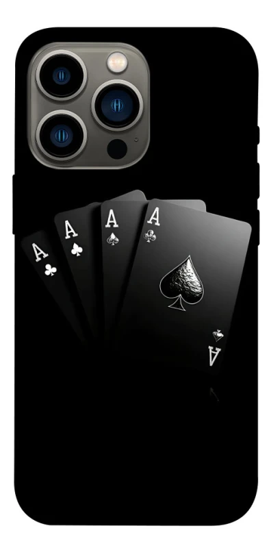 Чохол на Apple iPhone 13 Pro (6.1") Black Cards фото 1 з 1