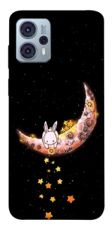 Чохол на Motorola Moto G23 Moon rabbit фото 1 з 1