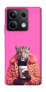 Чохол на Xiaomi Redmi Note 13 5G Леопард з кавою фото 1 з 1