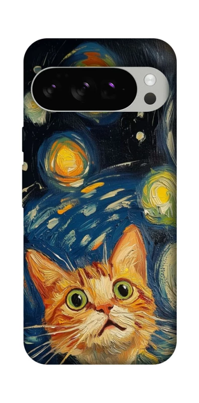 Чехол на Google Pixel 10 Pro paint cat фото 1 из 1