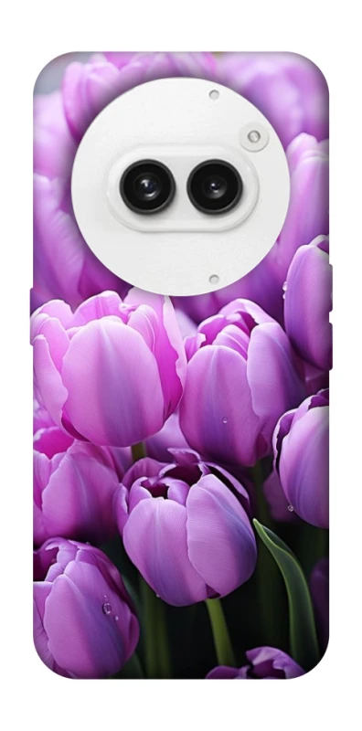 Чохол на Nothing Phone (2a) Фіолетові тюльпани фото 1 з 1