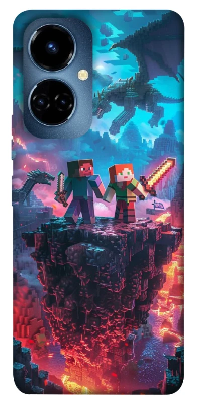 Чохол на TECNO Camon 19 Pro Minecraft v3 фото 1 з 1