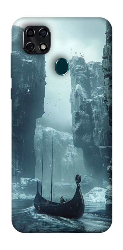 Чехол на ZTE Blade 20 Smart Nordic drakkar фото 1 из 1