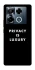 Чохол на Infinix Note 40 Pro 4G Privacy is luxury фото 1 з 1