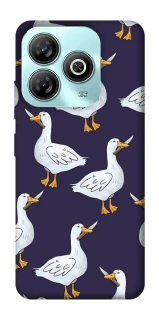 Чехол на ZTE Blade A75 4G Гуси с претензией фото 1 из 1