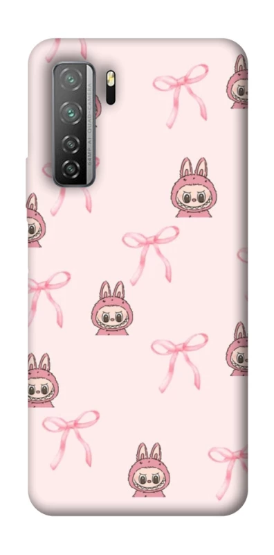 Чохол на Huawei Nova 7 SE Pink bows and Labubus фото 1 з 1