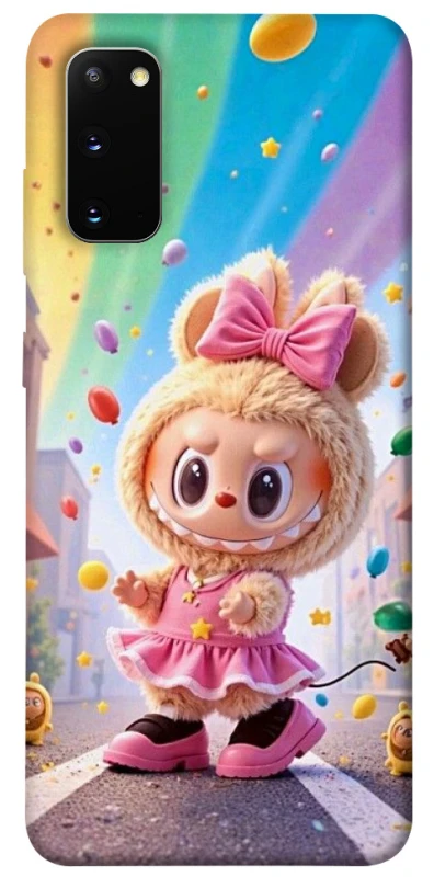 Чохол на Samsung Galaxy S20 Labubu rainbow фото 1 з 1