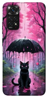 Чохол на Xiaomi Redmi Note 11 (Global) / Note 11S Black cat фото 1 з 1