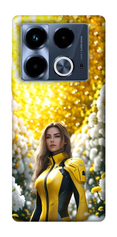 Чохол на Infinix Note 40 4G Cyber space girl ver.2 фото 1 з 1