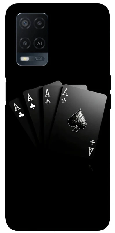 Чохол на Oppo A54 4G Black Cards фото 1 з 1