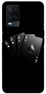 Чехол на Oppo A54 4G Black Cards фото 1 из 1