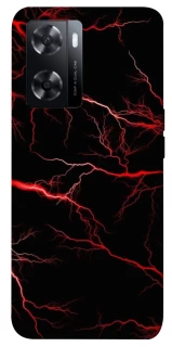 Чехол на Oppo A77s Красная молния фото 1 из 1