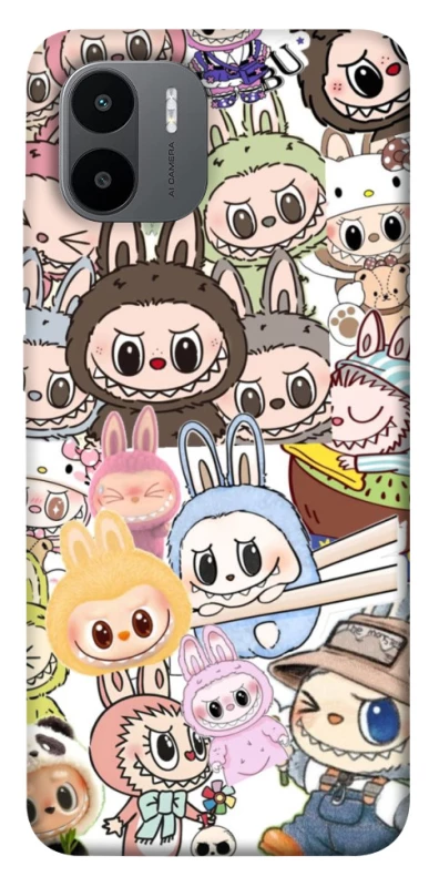 Чохол на Xiaomi Redmi A1 / A2 All Labubus фото 1 з 1