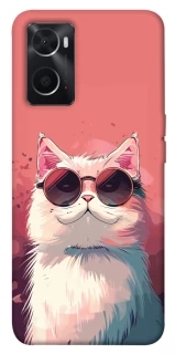 Чохол на Oppo A76 4G Сat with glasses фото 1 з 1