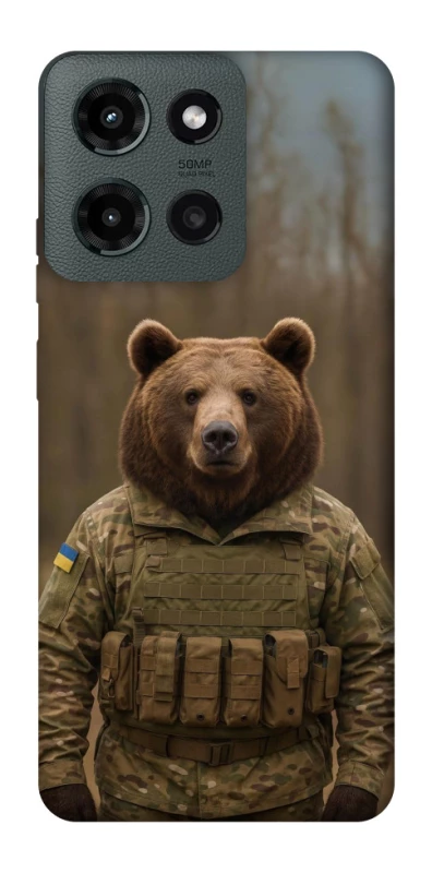 Чохол на Motorola Moto G Power (2025) Ведмідь захисник фото 1 з 1