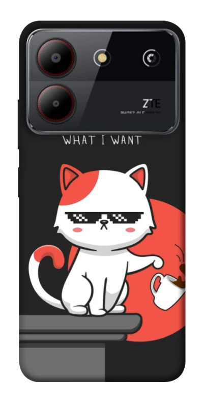 Чохол на ZTE Blade A54 4G I do what i wont фото 1 з 1