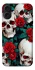 Чехол на Apple iPhone 16 Plus skull and rose фото 1 из 1