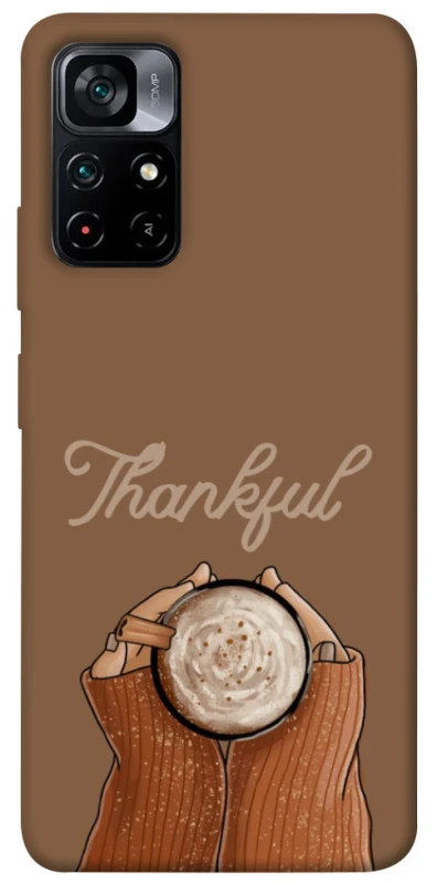 Чохол на Xiaomi Poco M4 Pro 5G Thankful coffee фото 1 з 1