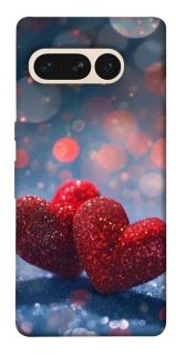 Чехол на Google Pixel 7 Pro Red hearts фото 1 из 1