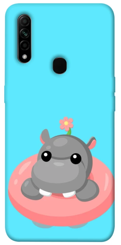 Чехол на Oppo A31 Adopt Me Hippo Floatie фото 1 из 1