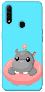 Чехол на Oppo A31 Adopt Me Hippo Floatie фото 1 из 1