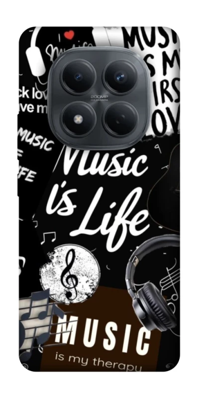 Чохол на Xiaomi Redmi Note 15 Pro 4G Music is Life фото 1 з 1