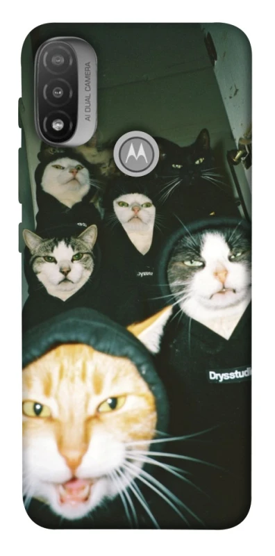 Чехол на Motorola Moto E20 Сatsss фото 1 из 1