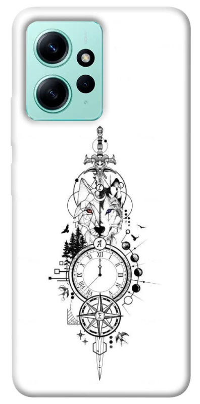 Чехол на Xiaomi Redmi Note 12 4G Tattoo ver.8 фото 1 из 1