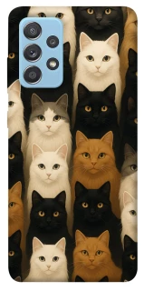 Чохол на Samsung Galaxy A52 4G / A52 5G Colorful Cat Collage фото 1 Чохол на Samsung Galaxy A52 4G / A52 5G Colorful Cat Collage фото 1 з 1