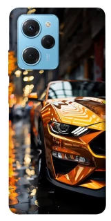 Чохол на Xiaomi Poco X5 Pro 5G Golden sports car фото 1 з 1