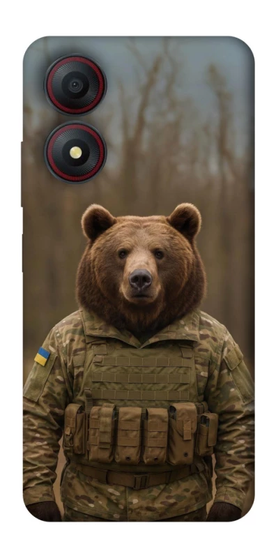 Чехол на ZTE Blade A34 4G Медведь защитник фото 1 из 1